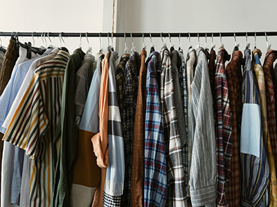 Rack of clothes